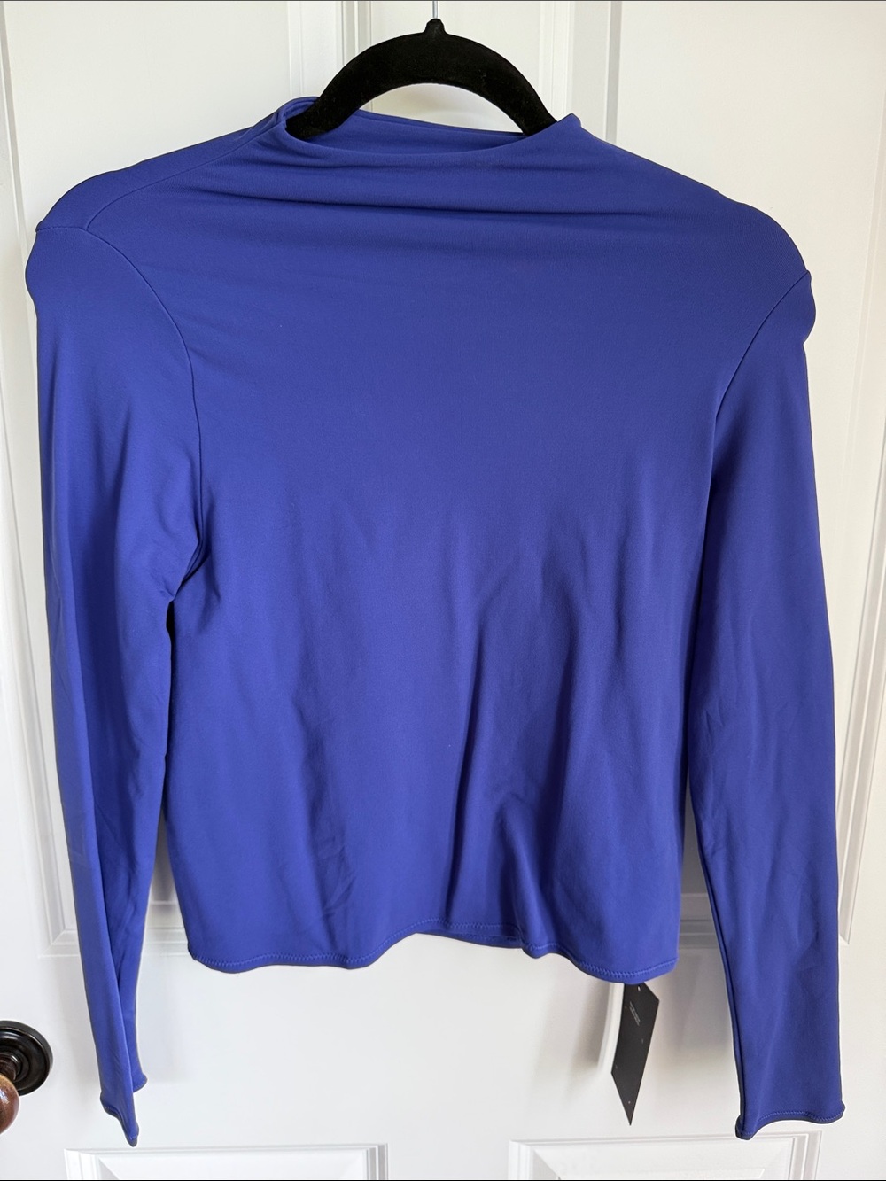 Women’s FABLETICS NWT Long Sleeve Crewneck Top in Royal Blue